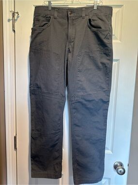 Origins Moab Stretch Cotton Relaxed Men's Dark Gray Work Cargo Pants